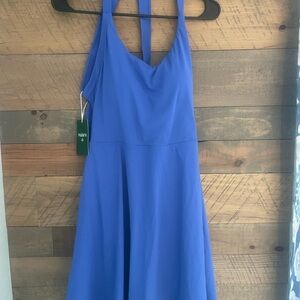 HALARA Women's Strapless Dress in Vibrant Blue